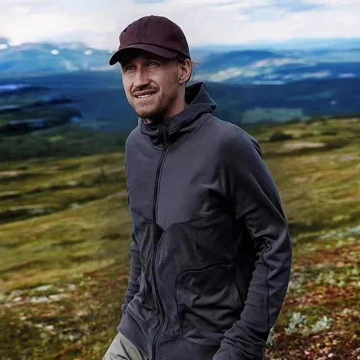 Nordic Hooded Jacket — Unisex Stretch Shell for Trails & Town