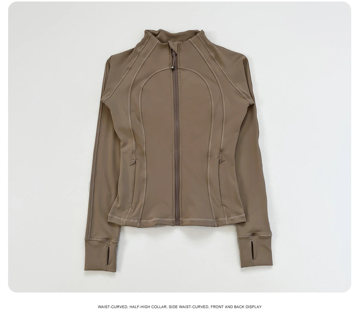 Everyday Zip Jacket — Women's Slim-Fit Training & Weekend Layer