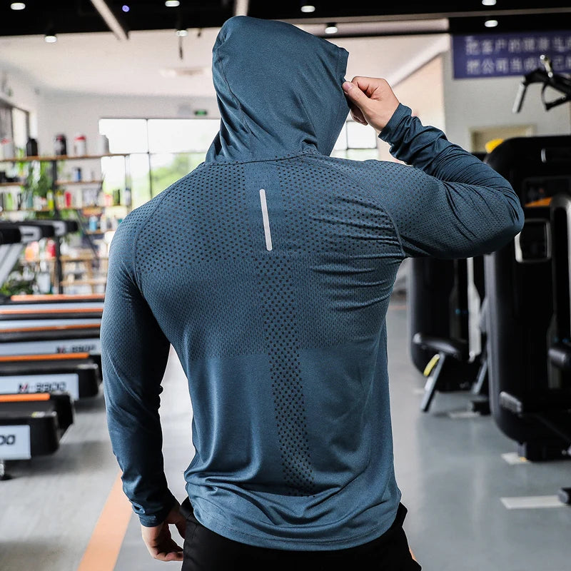 Everyday Training Hoodie — Men's Long-Sleeve Gym to Weekend Top