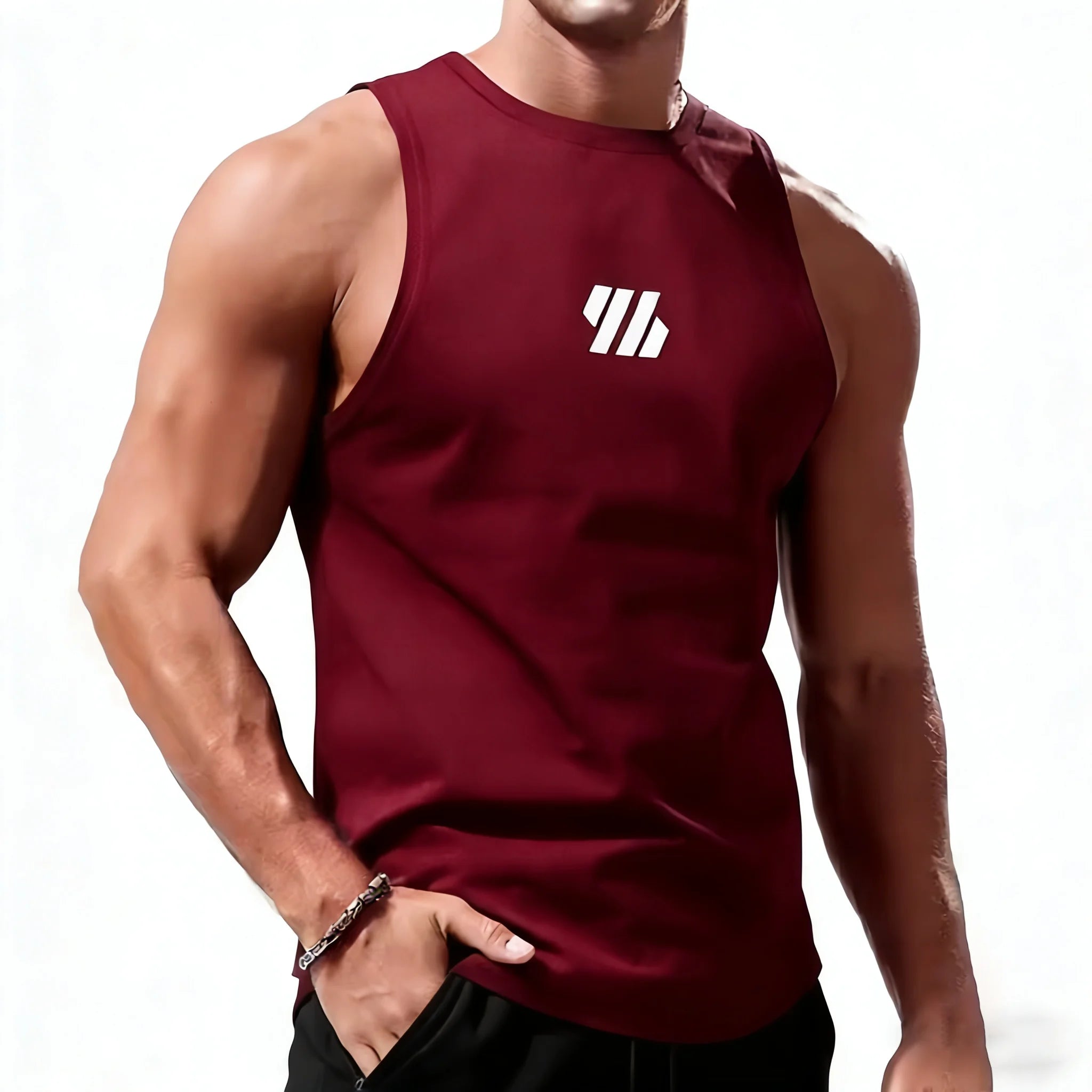 Lightweight Training Singlet — Men's Quick-Dry Gym & Summer Tank