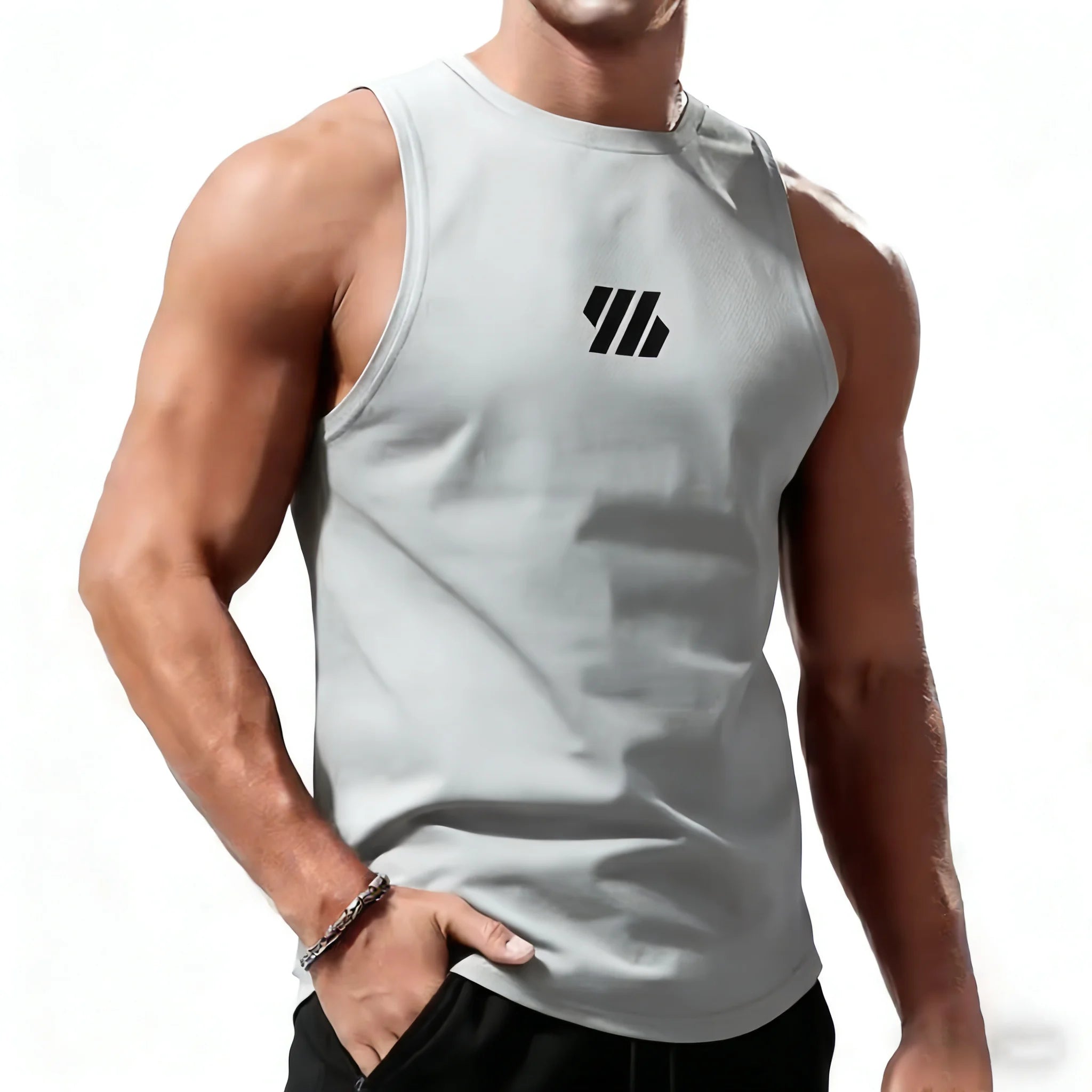 Lightweight Training Singlet — Men's Quick-Dry Gym & Summer Tank