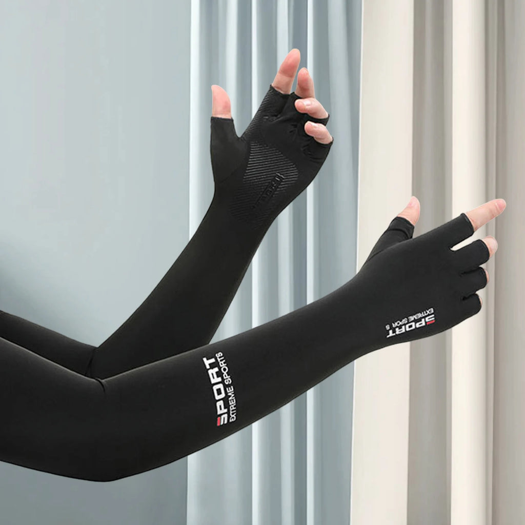UV Cooling Arm Sleeves — Ice-Silk Sun Protection for Every Outdoor Day