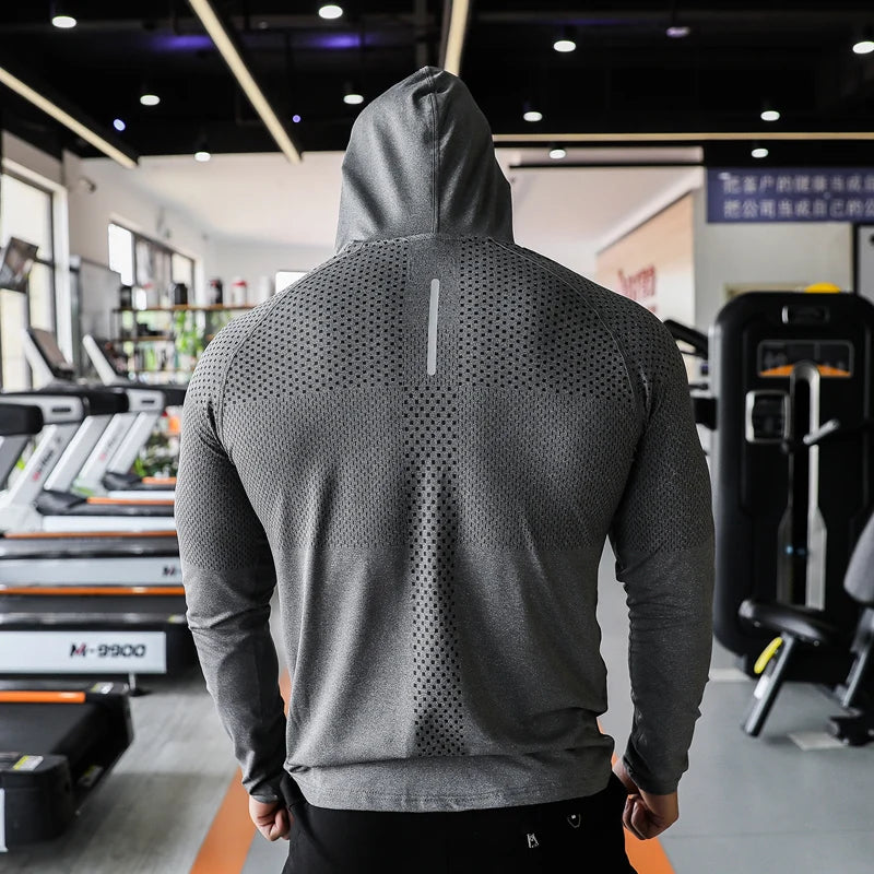 Everyday Training Hoodie — Men's Long-Sleeve Gym to Weekend Top