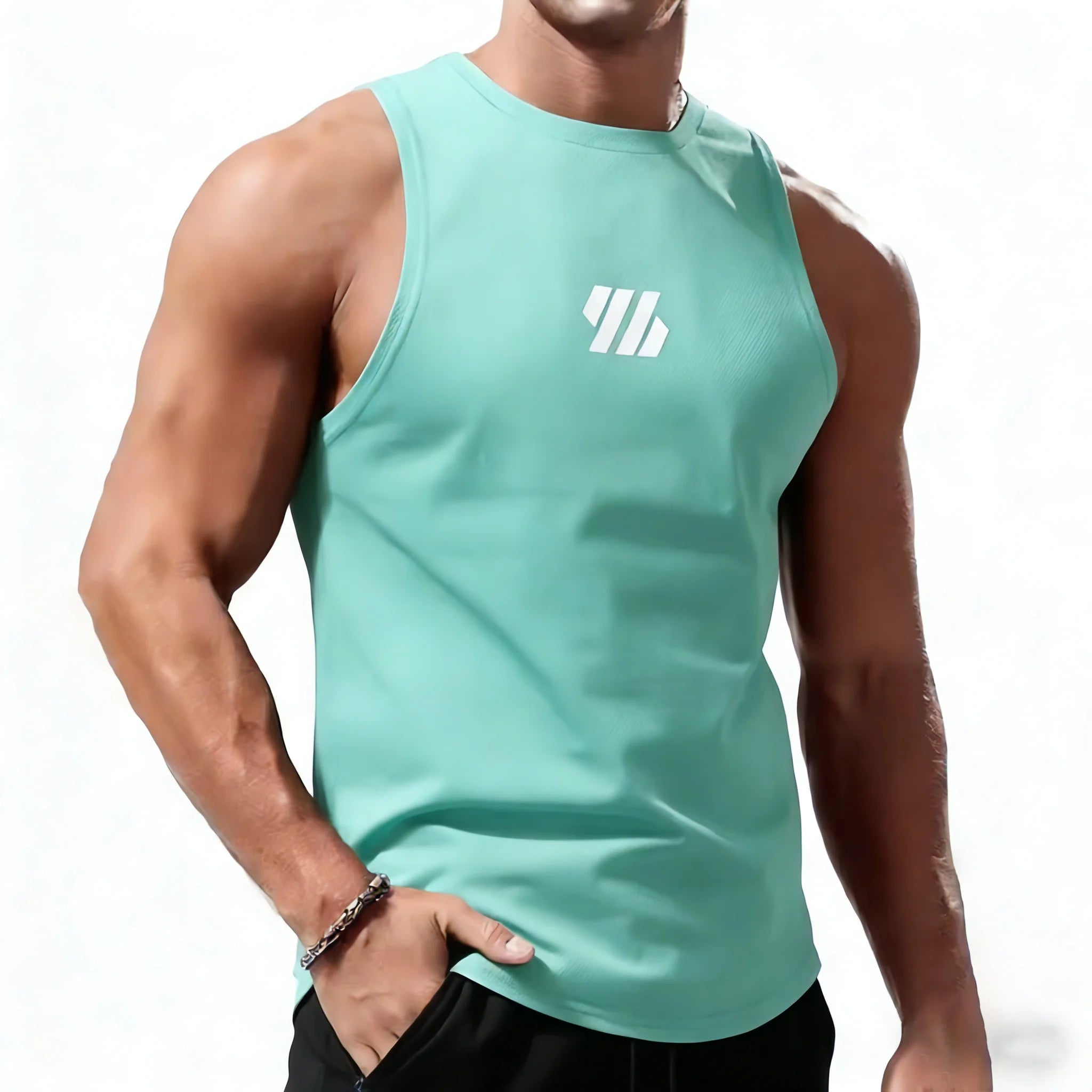Lightweight Training Singlet — Men's Quick-Dry Gym & Summer Tank