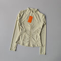 Zip-Front Sports Jacket — Women's Slim Layer for Yoga & Everyday