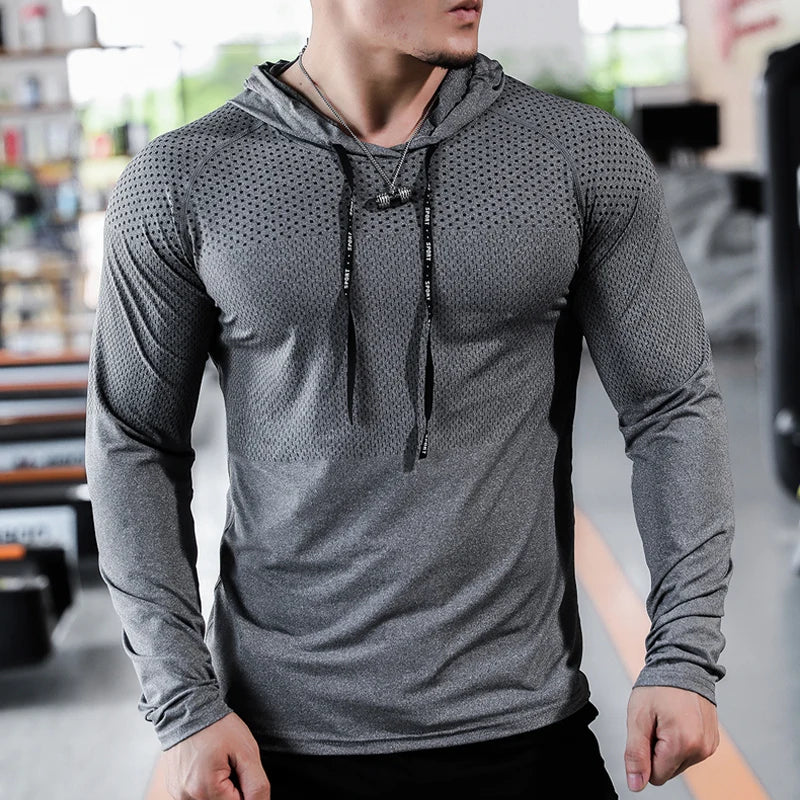Everyday Training Hoodie — Men's Long-Sleeve Gym to Weekend Top