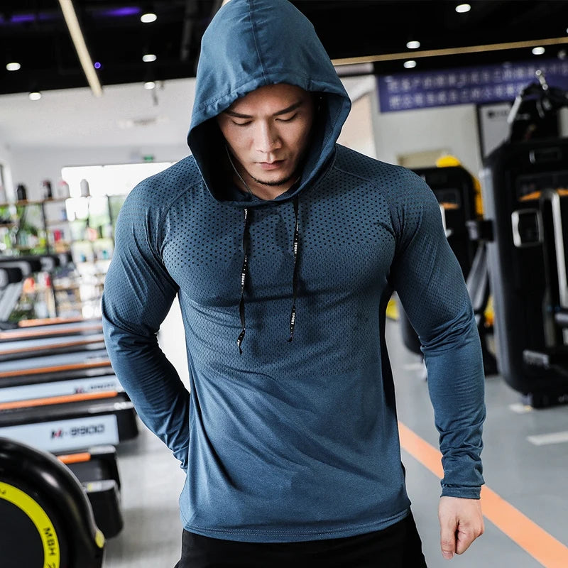Everyday Training Hoodie — Men's Long-Sleeve Gym to Weekend Top