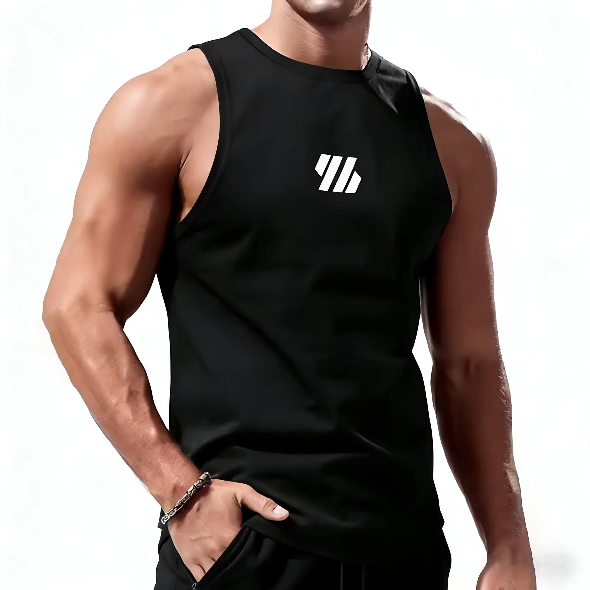 Lightweight Training Singlet — Men's Quick-Dry Gym & Summer Tank