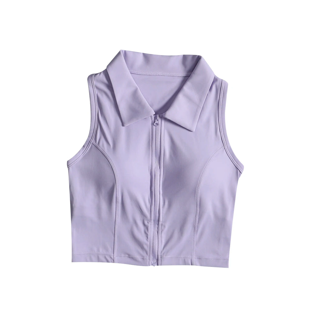 Front-Zip Sports Bra — Women's High-Support Everyday Comfort