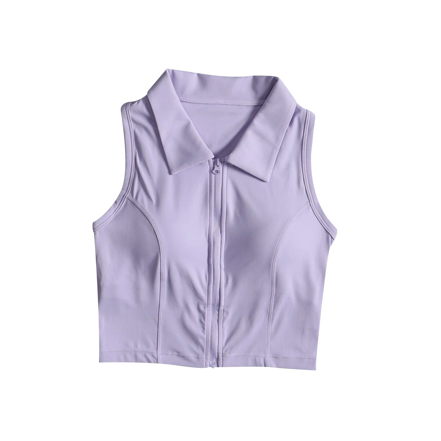 Front-Zip Sports Bra — Women's High-Support Everyday Comfort