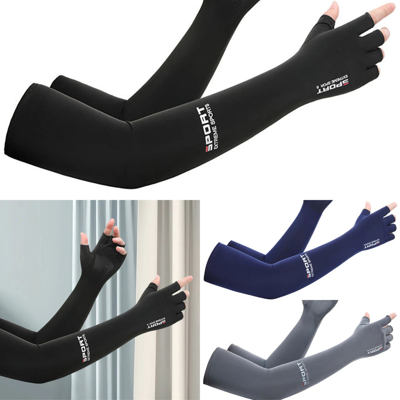 UV Cooling Arm Sleeves — Ice-Silk Sun Protection for Every Outdoor Day