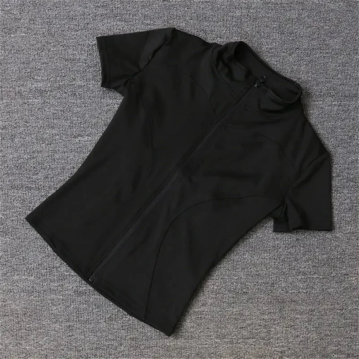 Short-Sleeve Zip Top — Women's Breathable Layer for Rides & Runs