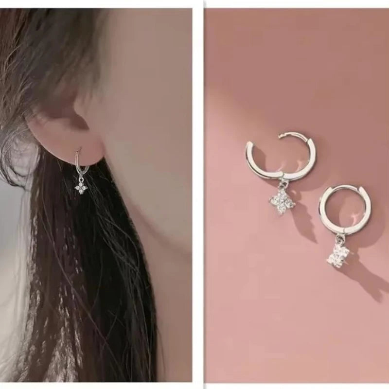 Four-Leaf Clover Jewelry — Bracelet, Necklace or Earrings in Gold or Silver