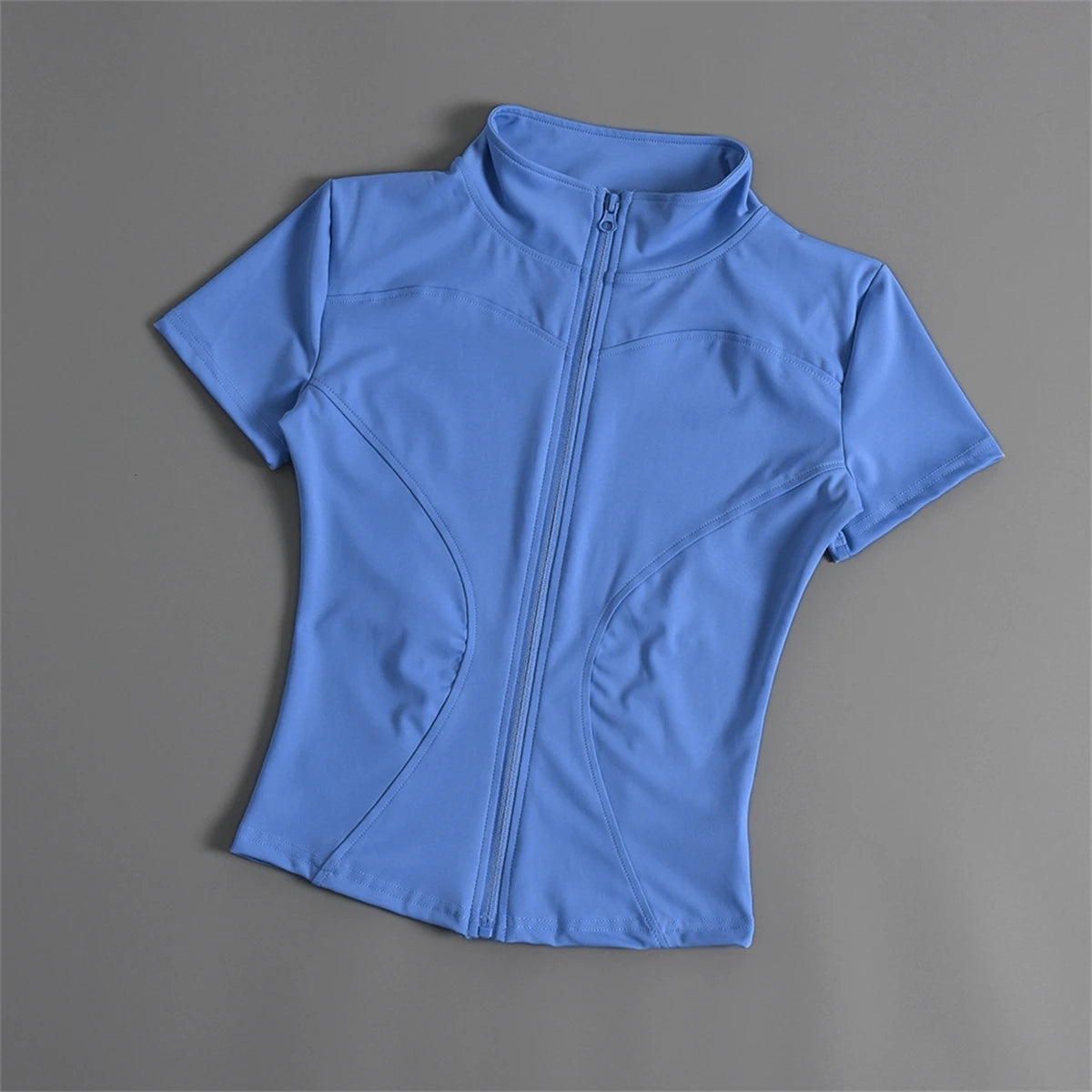 Short-Sleeve Zip Top — Women's Breathable Layer for Rides & Runs