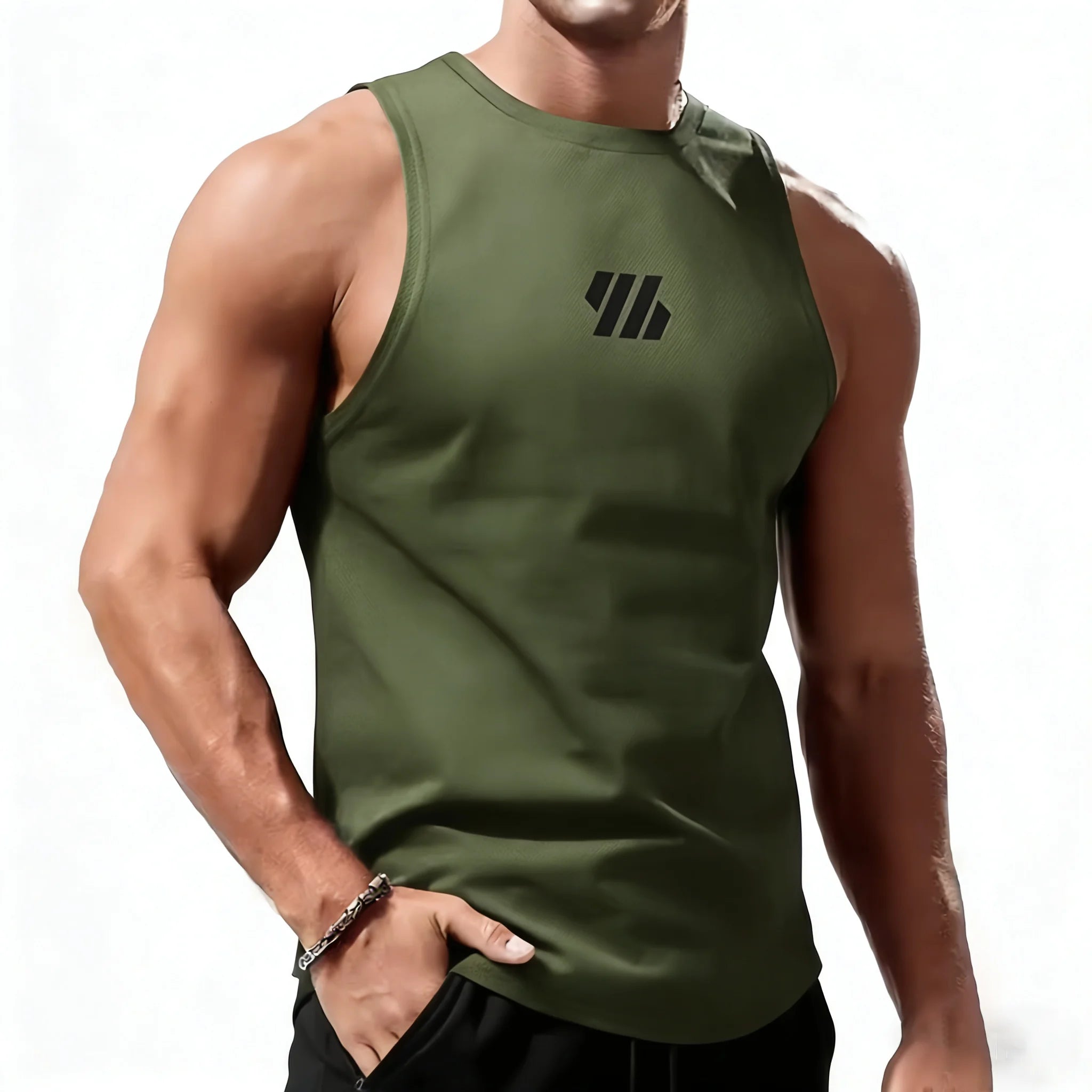 Lightweight Training Singlet — Men's Quick-Dry Gym & Summer Tank