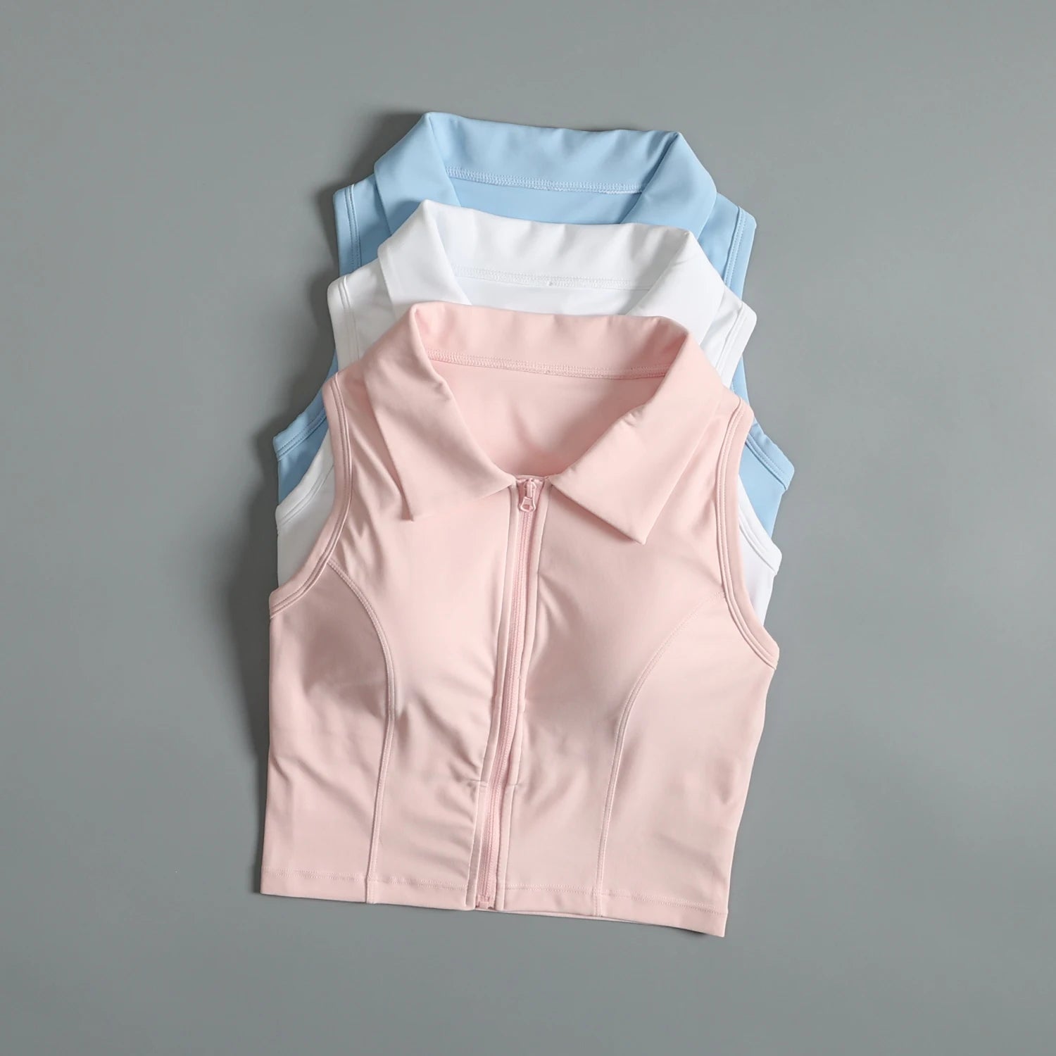 Front-Zip Sports Bra — Women's High-Support Everyday Comfort